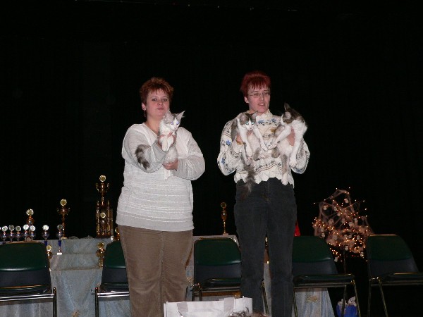 Aqua Cat's E-Wurf hat im Alter von 3,5 Monaten BIS gewonnen!